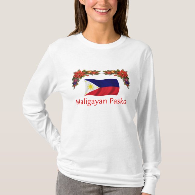 Filipino Christmas T-Shirt (Front)