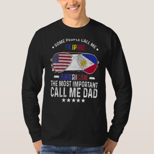 Filipino Dad Phillipines Fathers Day Papa Filipino T_Shirt