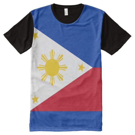 Filipino flag All-Over print shirt | Zazzle