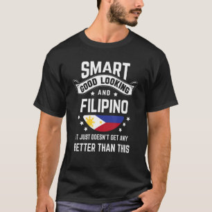 Filipino Flag Native Pride  Philippines Filipino R T-Shirt