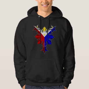 Filipino Flag Sun and Stars Hoody