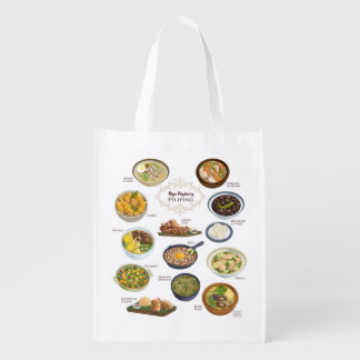 Filipino Food / Dishes / Cusine Grocery Bag