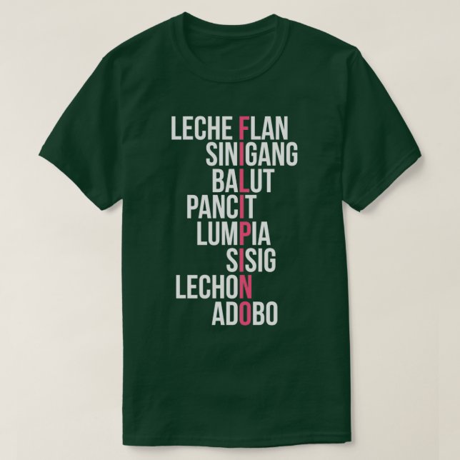 Filipino Food Pinoy Adobo  T-Shirt (Design Front)