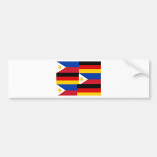 FILIPINO-GERMAN BUMPER STICKER