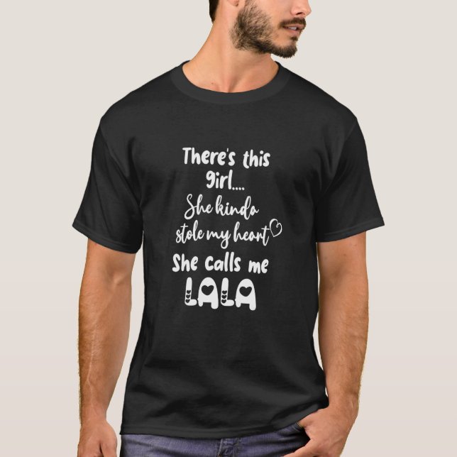 Filipino Grandma Grandmother This Girl Calls Me La T-Shirt (Front)