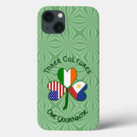 Filipino Irish American Flags Shamrock Personalize
