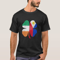 Filipino Irish Shamrock Philippines Ireland St. Pa T-Shirt