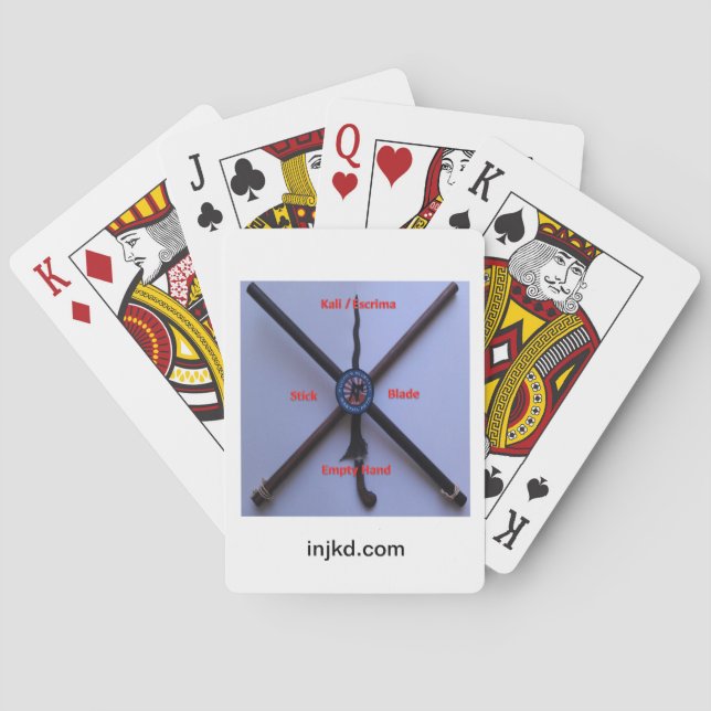 Filipino Martial Arts Playing Cards (Back)