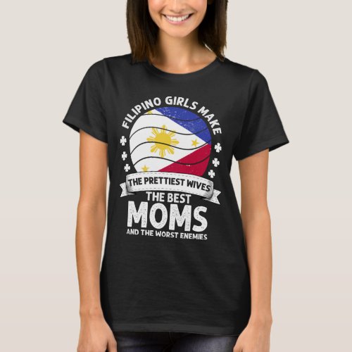 Filipino Mom Phillipines Mama Filipino American T_Shirt