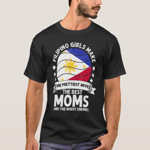 Filipino Mom Phillipines Mothers Day Mama Filipino T_Shirt