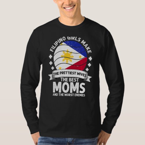 Filipino Mom Phillipines Mothers Day Mama Filipino T_Shirt