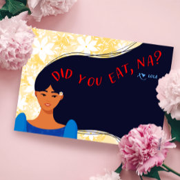 Filipino Mother's Day Card LOLA — Did You Eat, Na?
