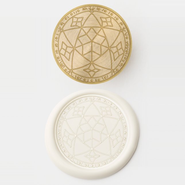 Filipino Parol Christmas Star Wax Seal Stamp (Stamped)