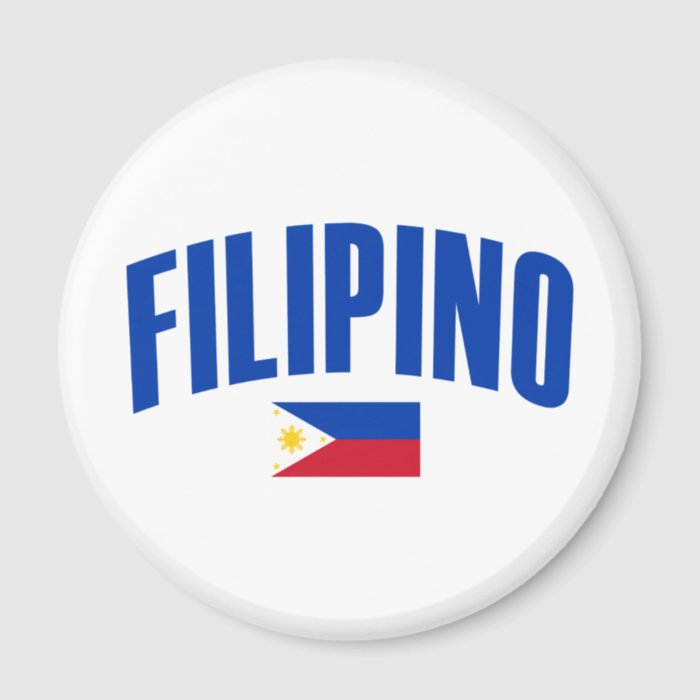 Filipino Philippine Flag Fridge Magnet