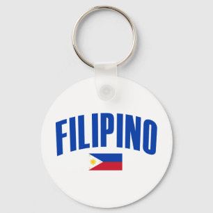 Filipino Philippine Flag Keychain