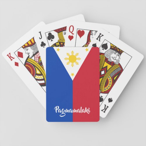 Filipino Pride Flag of the Philippines Poker Cards