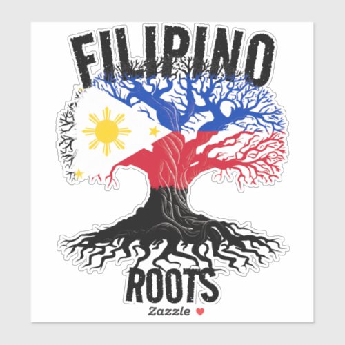 FILIPINO ROOTS STICKER