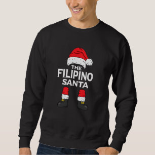 Filipino Santa Matching Family Group Christmas Sweatshirt