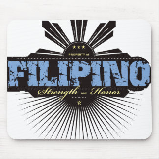 Filipino Strength and Ho  - Blue Mouse Pad