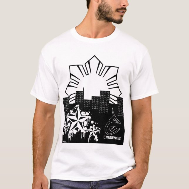 Filipino Sun and Stars City T-Shirt (Front)