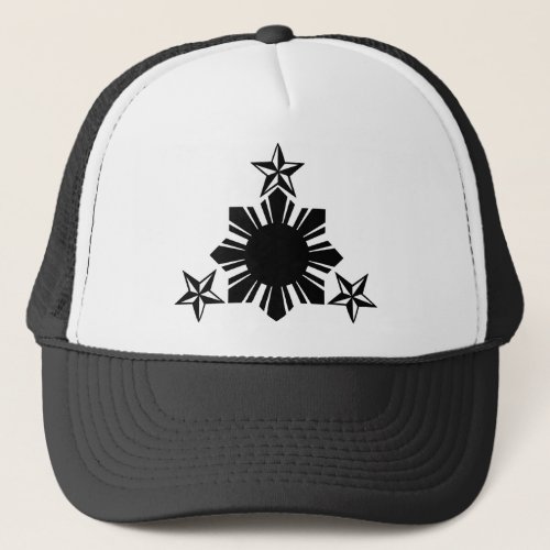 Filipino Sun and Stars Trucker Hat