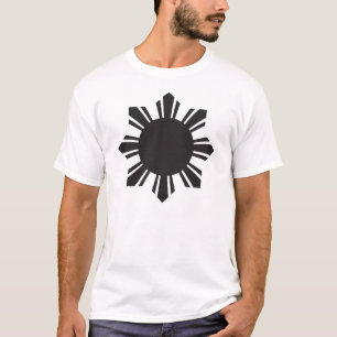 Filipino Sun - Black T-Shirt