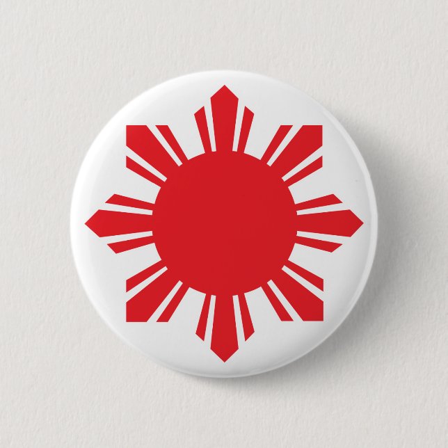 Filipino Sun - Red Button (Front)