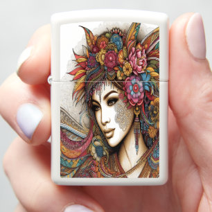 Filipino Woman Art Luxury Collectible Zippo Lighter