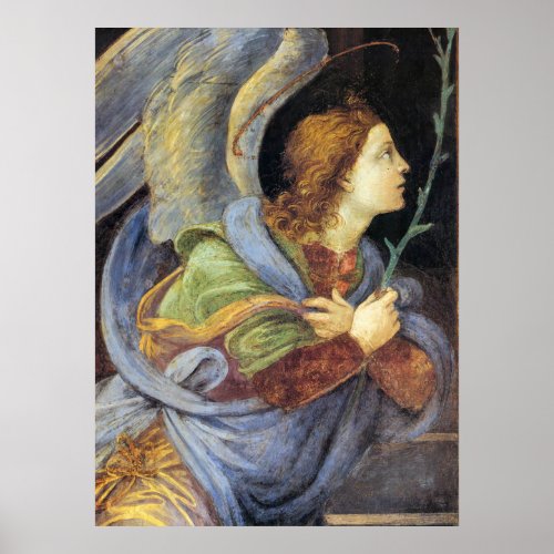 Filippino Lippi _ Archangel Gabriel _ Circa 1490 _ Poster