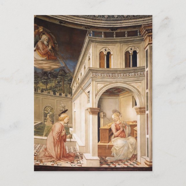 Filippo Lippi: Annunciation Postcard (Front)