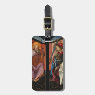 Filippo Lippi-Saint Anthony and Archangel Michael Luggage Tag