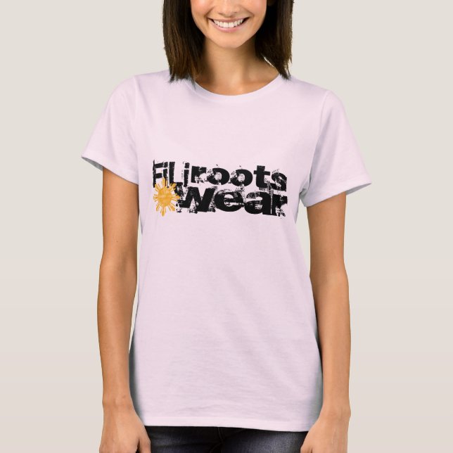 filirootswear pink t ladies T-Shirt (Front)