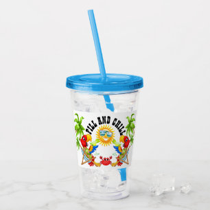 Fill and Chill 2 Parrot Tumbler