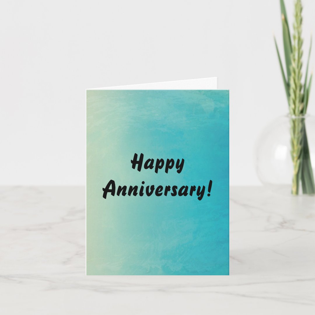 Fill In The Blank Anniversary Card 