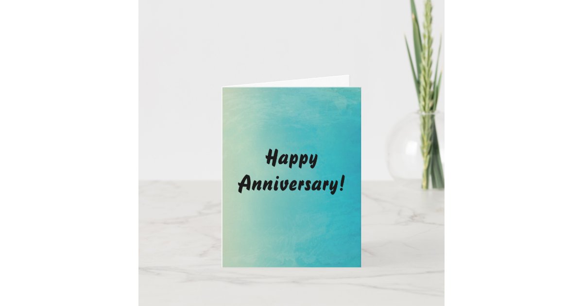 Fill in The Blank Anniversary Card | Zazzle