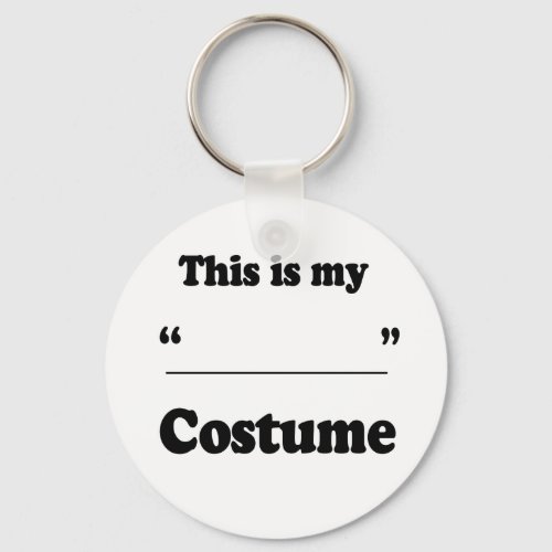 FILL IN THE BLANK COSTUME KEYCHAIN