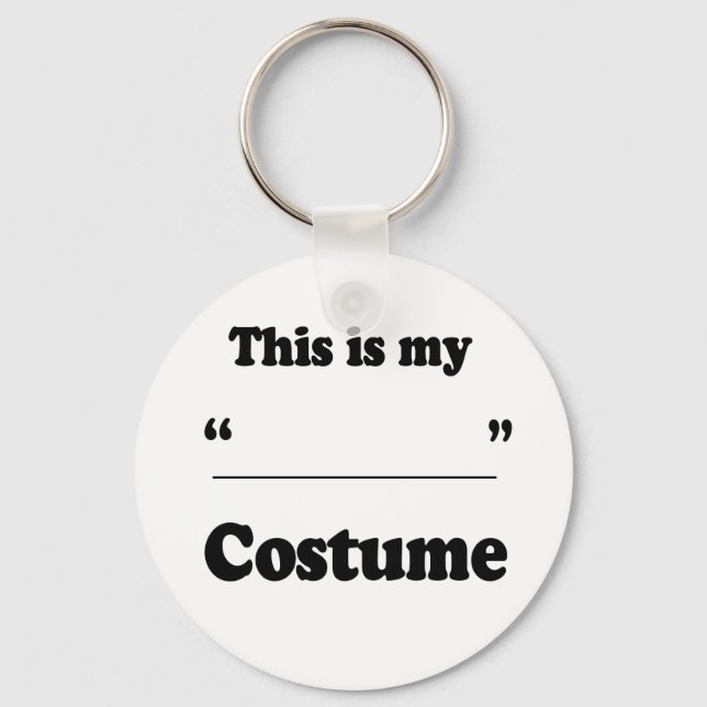 FILL IN THE BLANK COSTUME KEYCHAIN (Front)