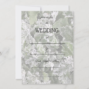 Fill in the Blank Floral Wedding Invitation 