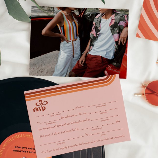 Fill-in-the-Blank w/Song Request RSVP Enclosure In Invitation (Creator Uploaded)