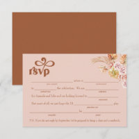 Fill-in-the-Blank w/Song Request RSVP Enclosure