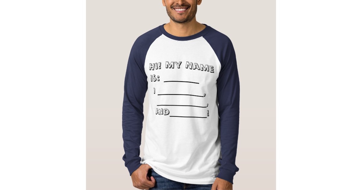 fill in the blank t shirt