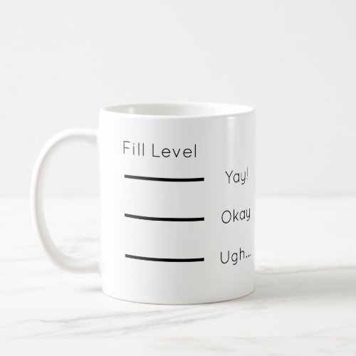 Fill Level Coffee Mug