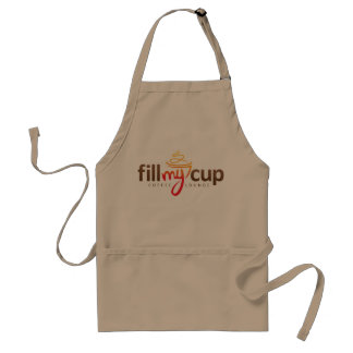 Fill My Cup Coffee Lounge Adult Apron