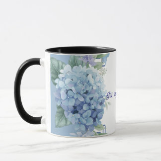 Fill my cup Lord floral Religious Mug