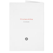 Fill my Heart with Song Cards (Back)