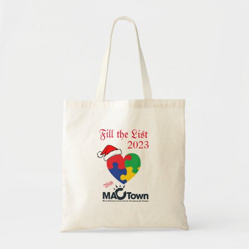 Fill the List 2023 MacTown Autism Awareness  Tote Bag