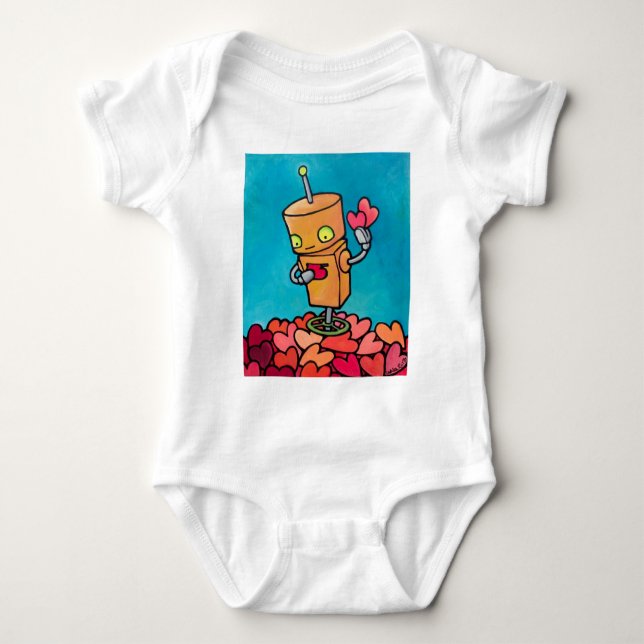 Fill Up Your HeartBox Baby Bodysuit (Front)