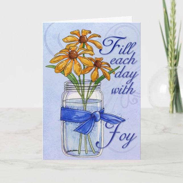Fill with Joy - Greeting Card (Front)