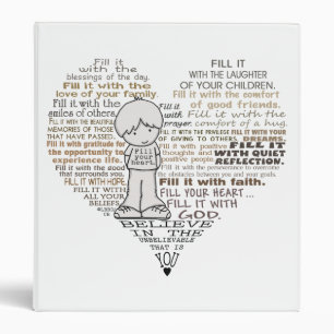 Fill Your Heart Binder