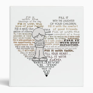 Fill Your Heart Binder